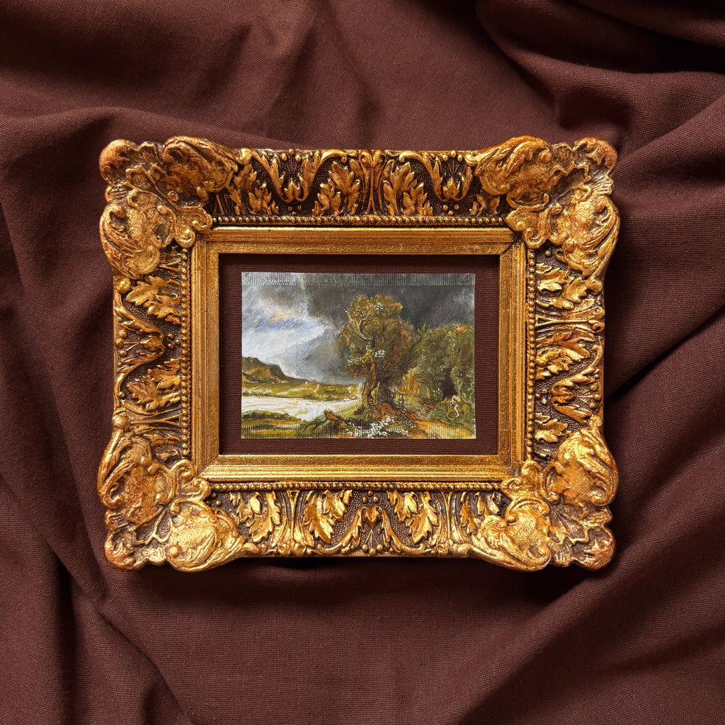 "Paisagem com o bom samaritano" (1638), releitura de Rembrandt