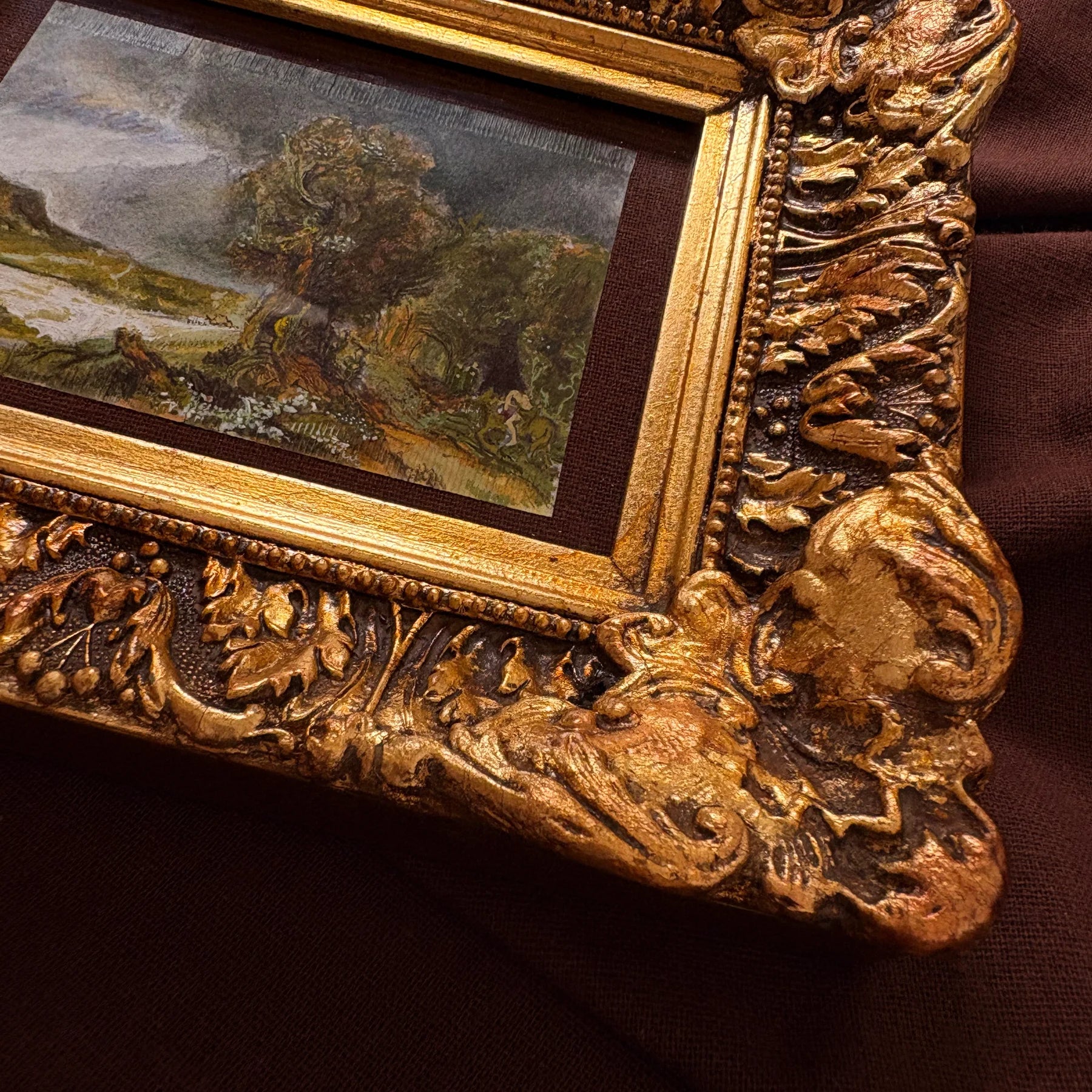 "Paisagem com o bom samaritano" (1638), releitura de Rembrandt
