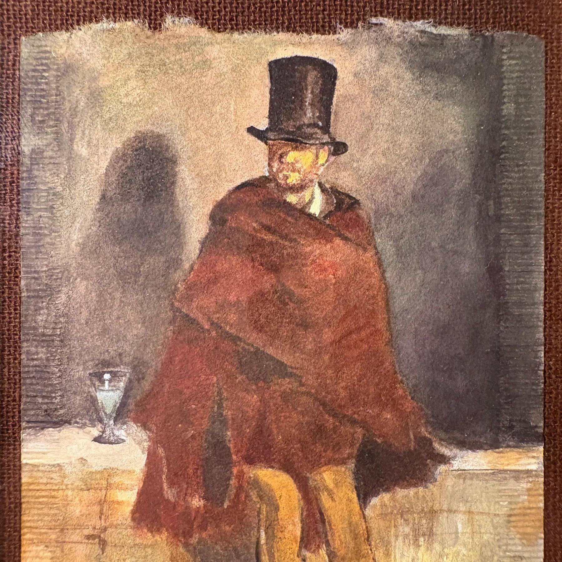 "O bebedor de absinto" (1859), releitura de Édouard Manet