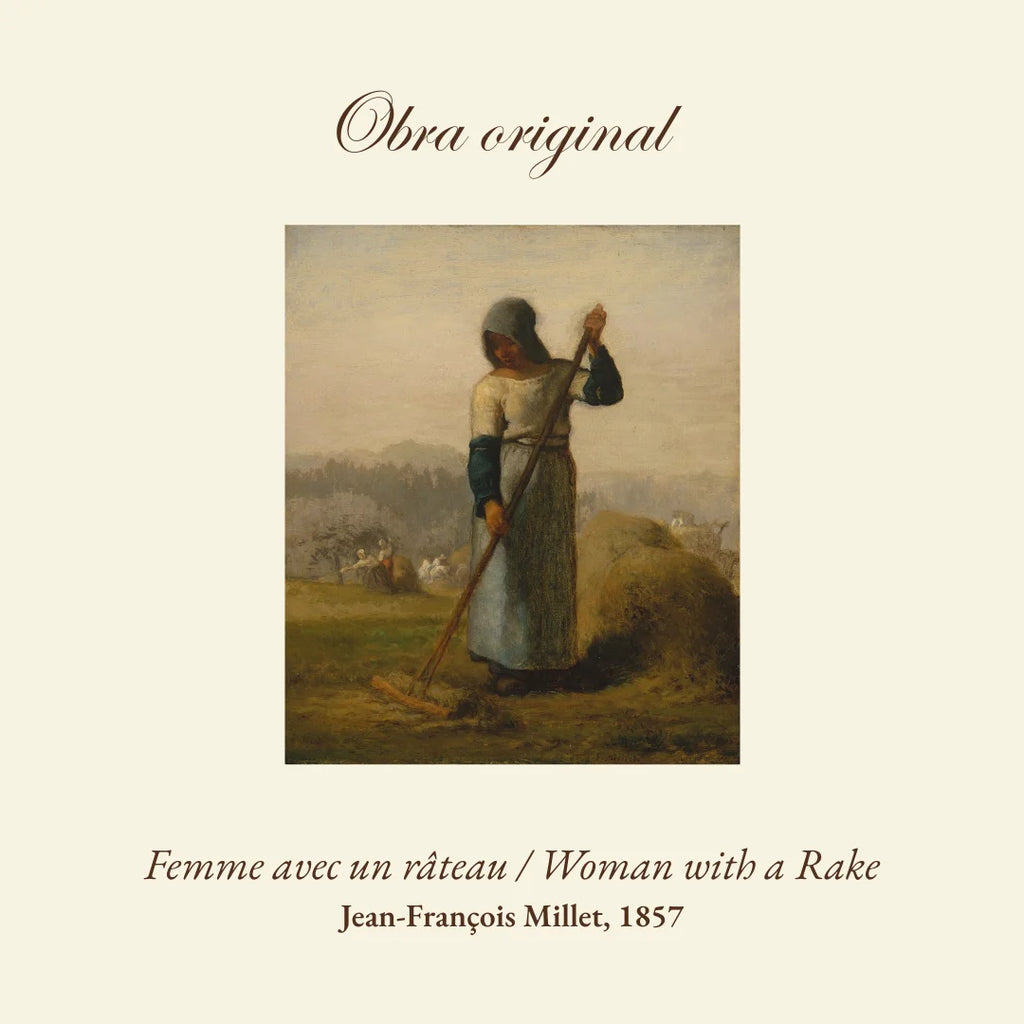"Mulher com um ancinho" (1856-57), releitura de Jean François Millet